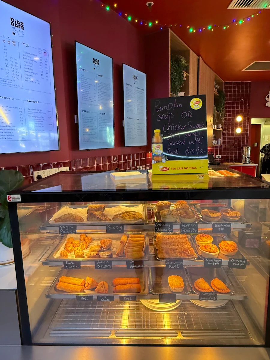 Menu, CAFÉ DIAZ