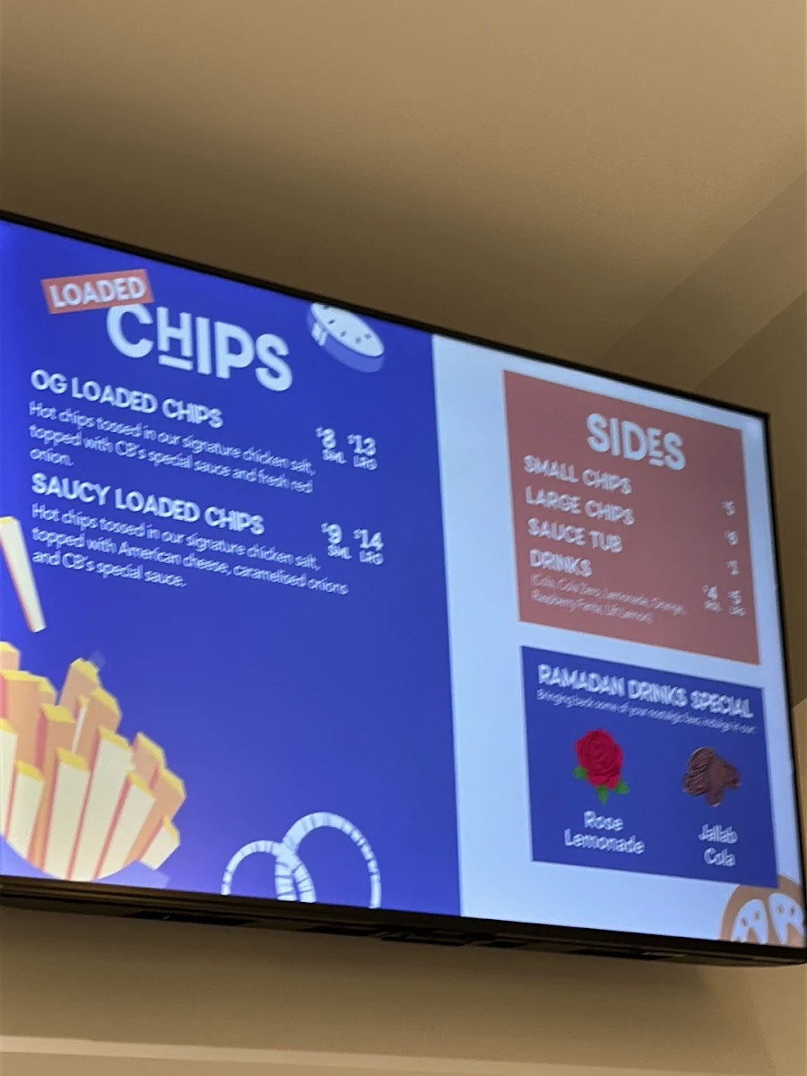Menu, Chebbo’s Burgers - Bexley