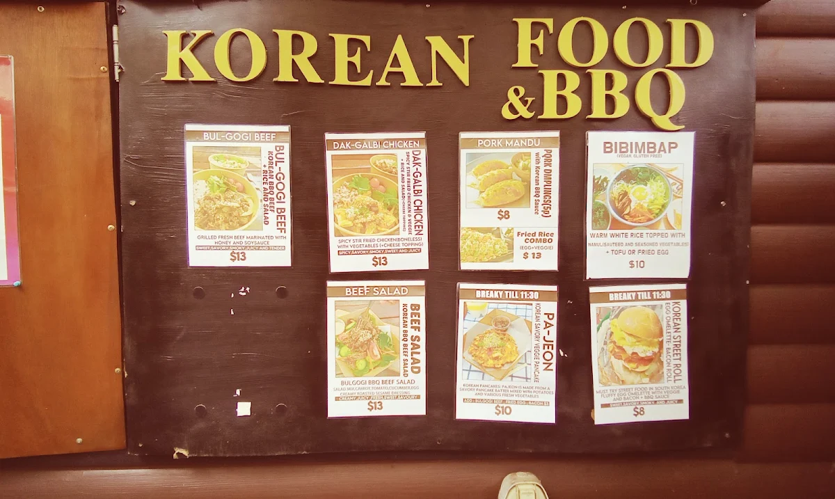 Menu, Maleny Lane