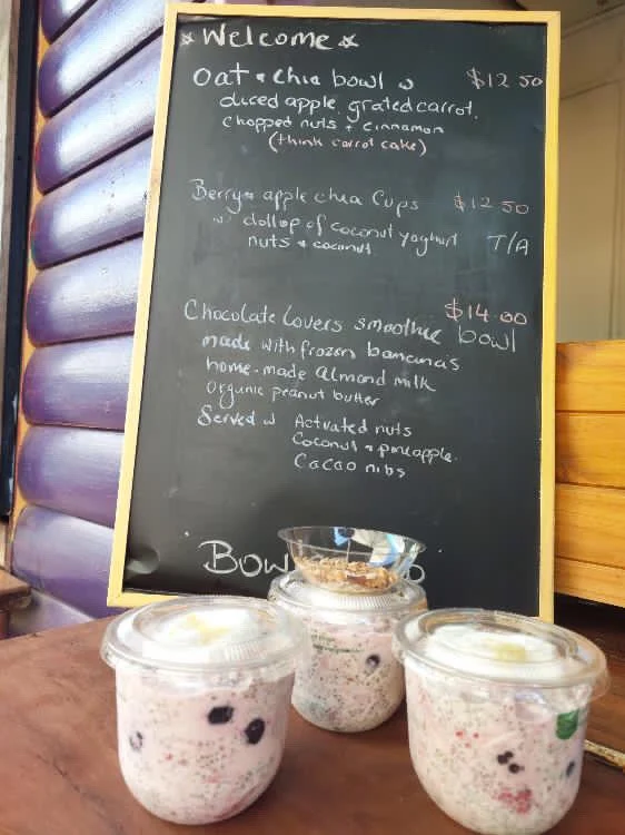 Menu, Maleny Lane