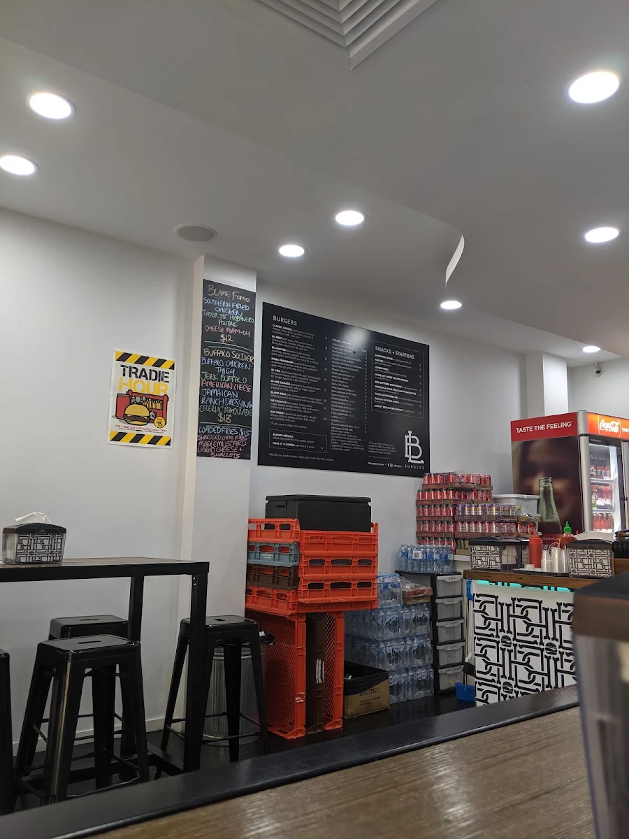 Vibe, L B BURGERS