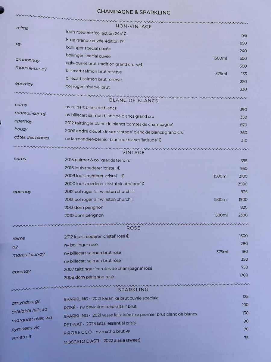 Menu, Hellenika at The Calile