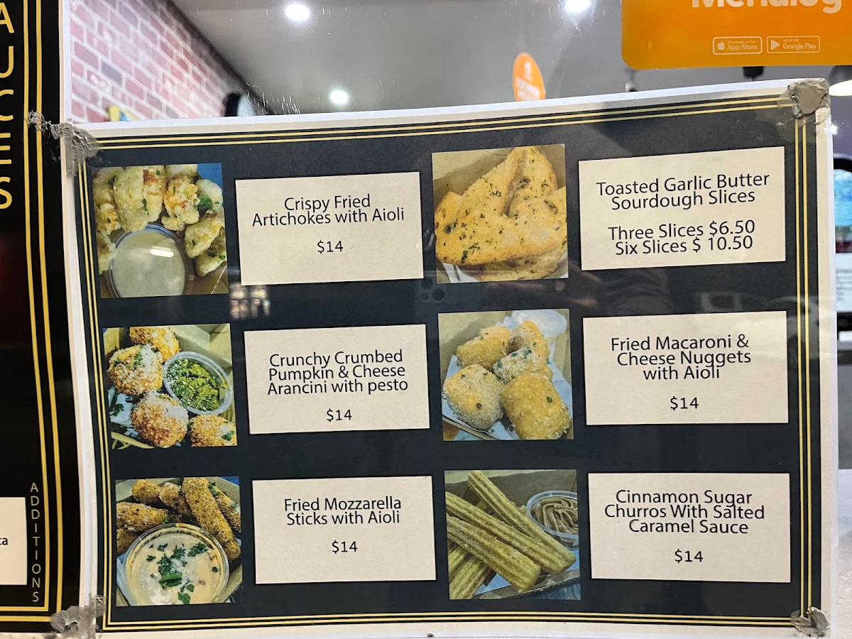 Menu, The Fraser Coast Artisan Pasta Bar
