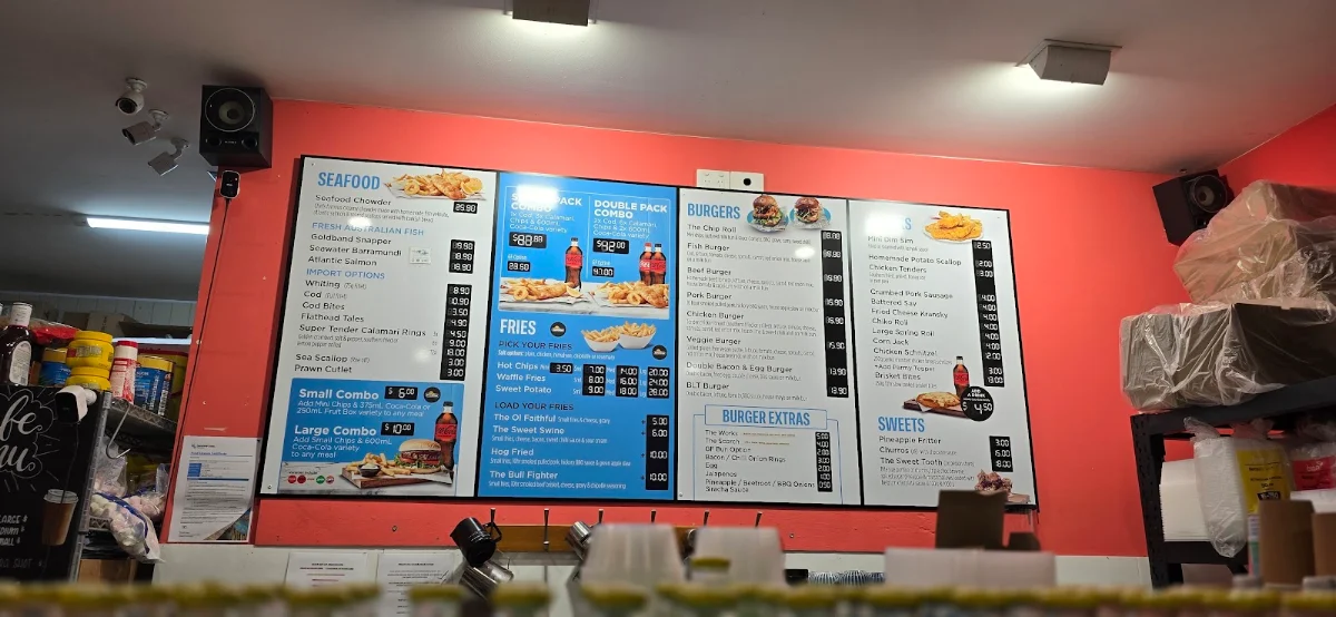 Menu, Kisseafoods