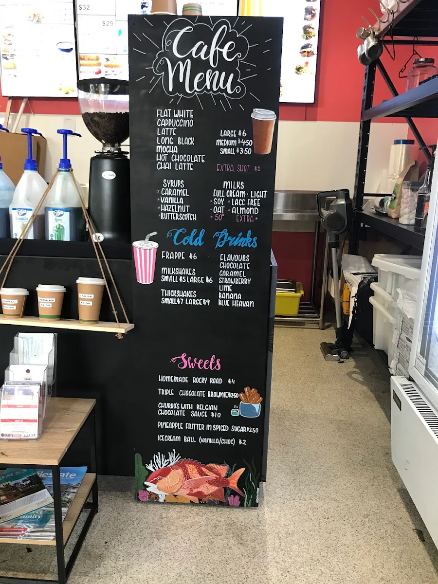 Menu, Kisseafoods