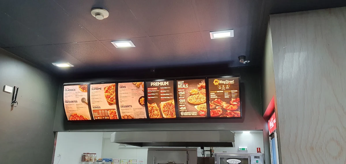 Menu, Pizza Hut Werribee