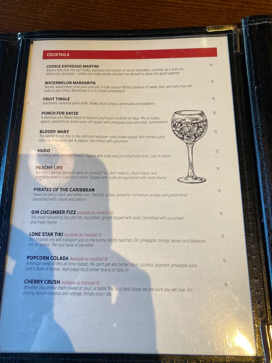Menu, Lone Star Rib House & Brews Munno Para