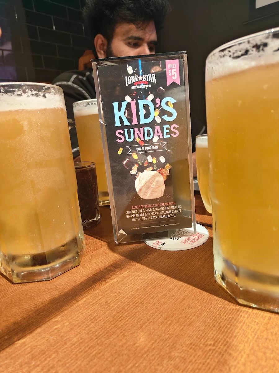 Menu, Lone Star Rib House & Brews Munno Para