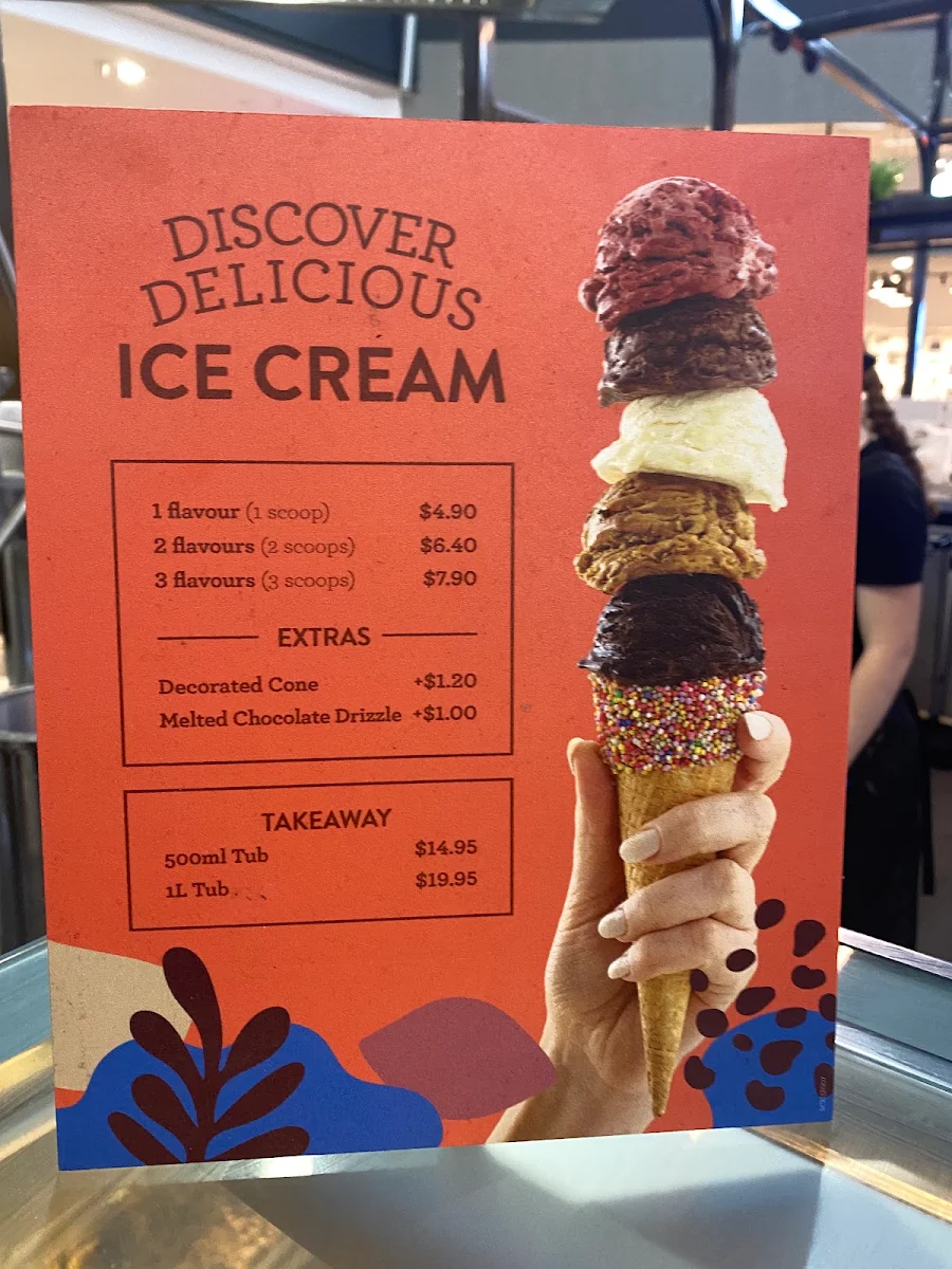 Menu, San Churro Carousel