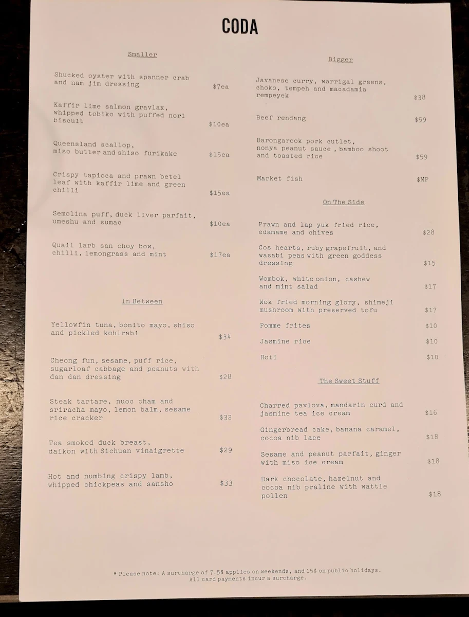 Menu photo 1