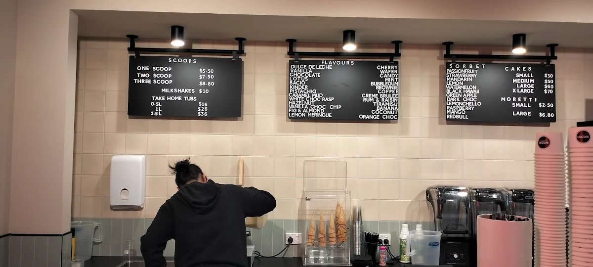Menu, Siconi Gelato