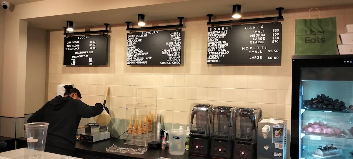 Menu, Siconi Gelato