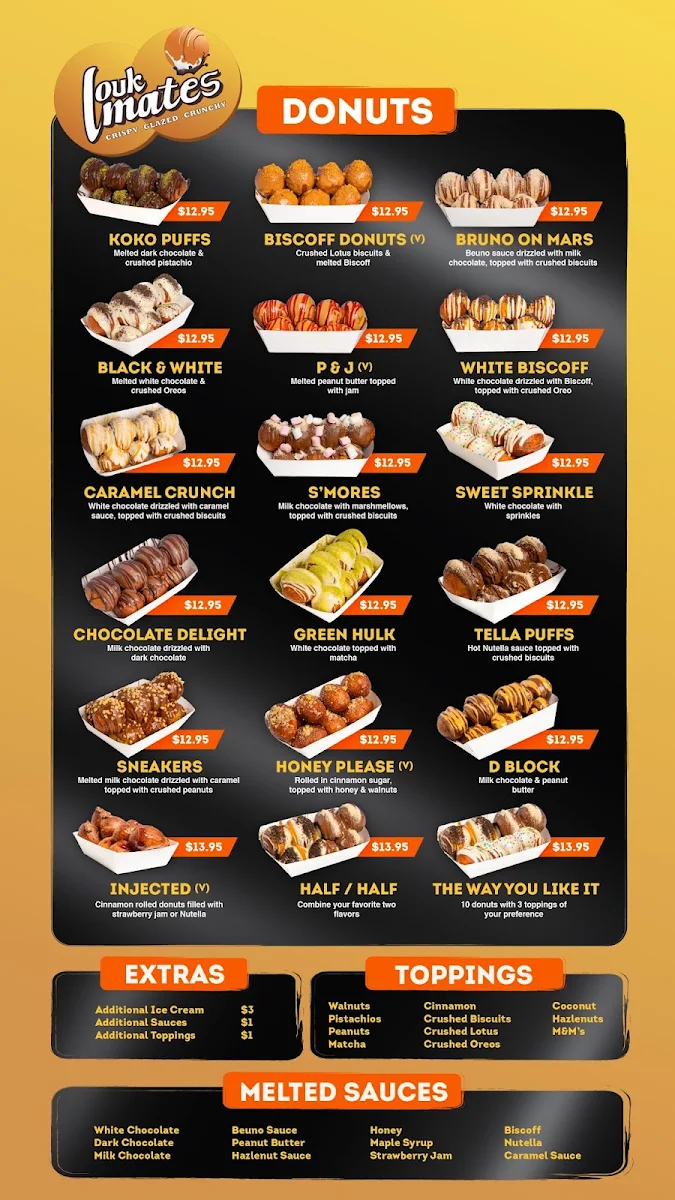 Menu, Loukmates