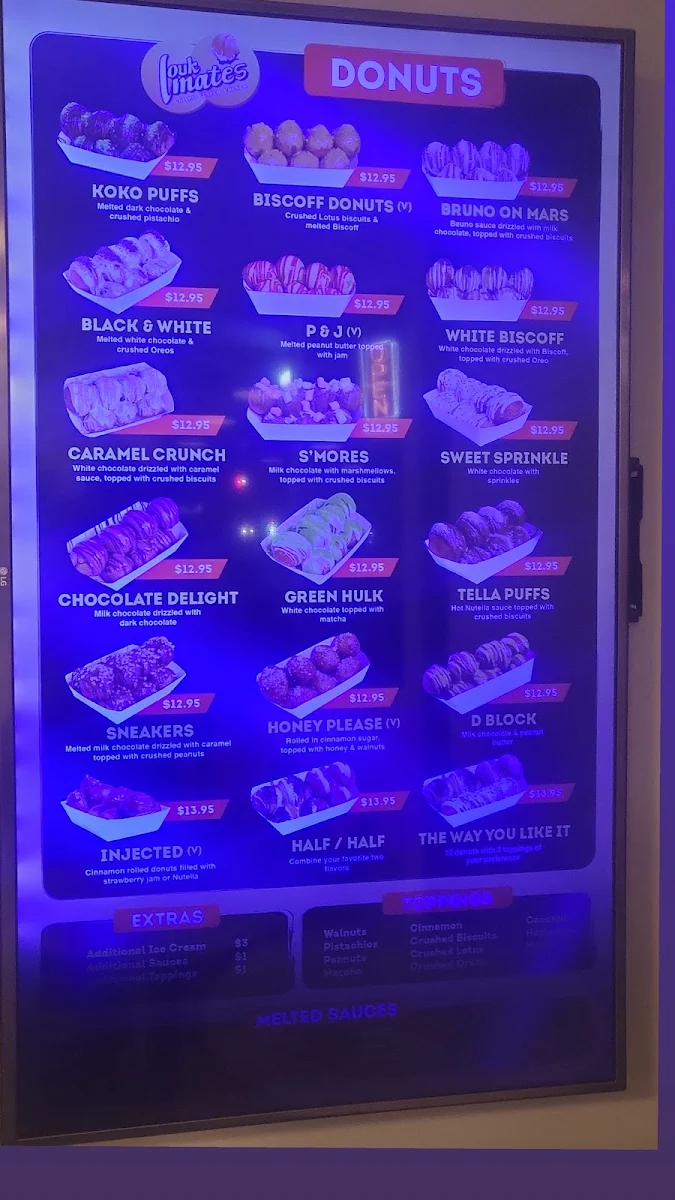 Menu, Loukmates