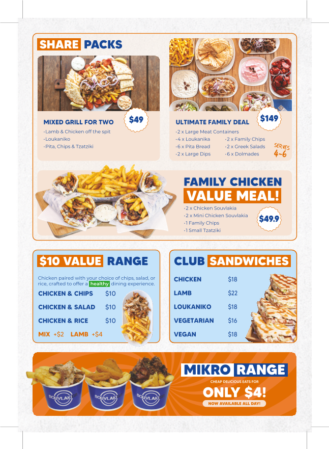 Menu, Souvlaki GR Heidelberg