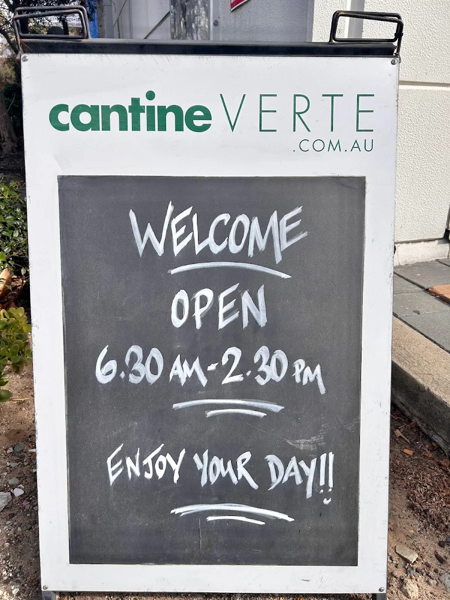 Menu, Cantine Verte