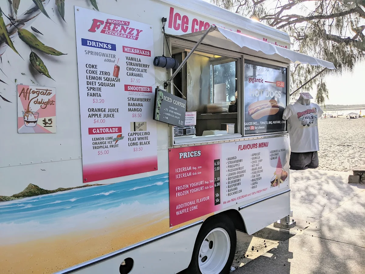 Menu, Frenzy Ice Cream Van