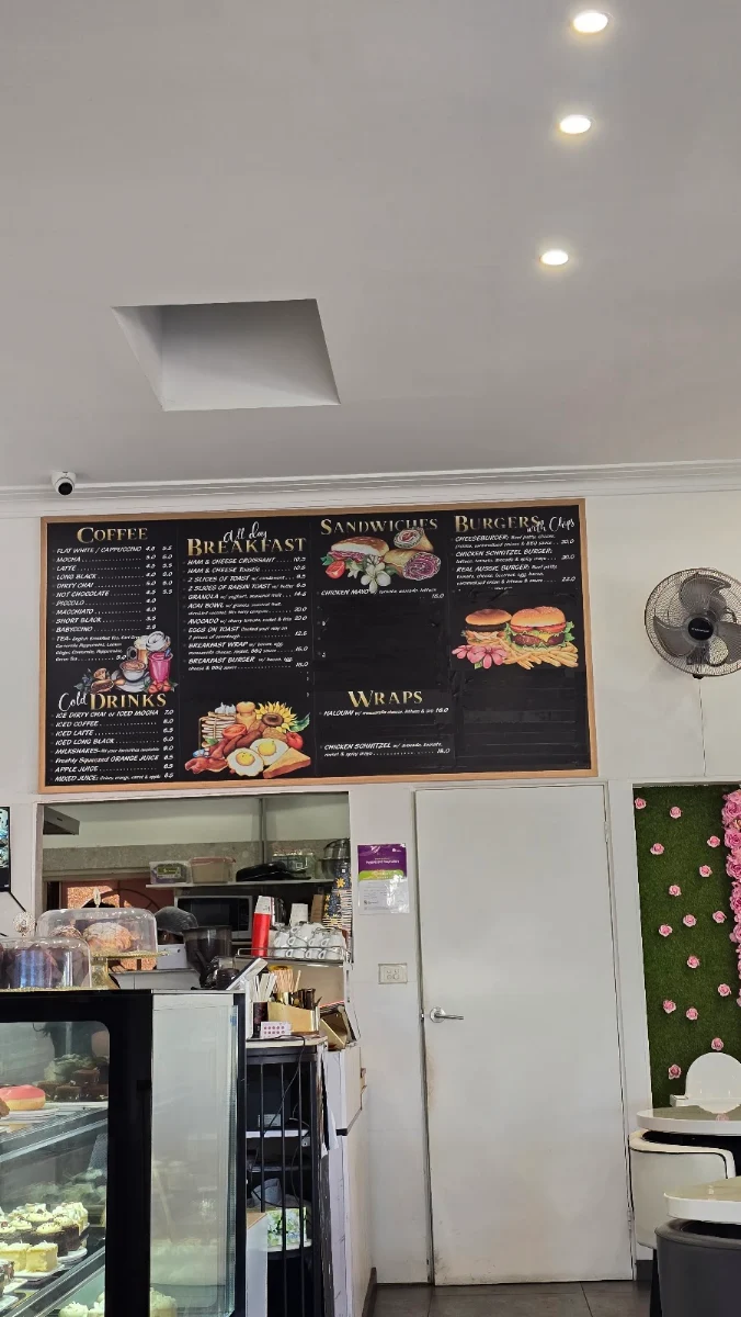 Menu, Maritta Garden Cafe