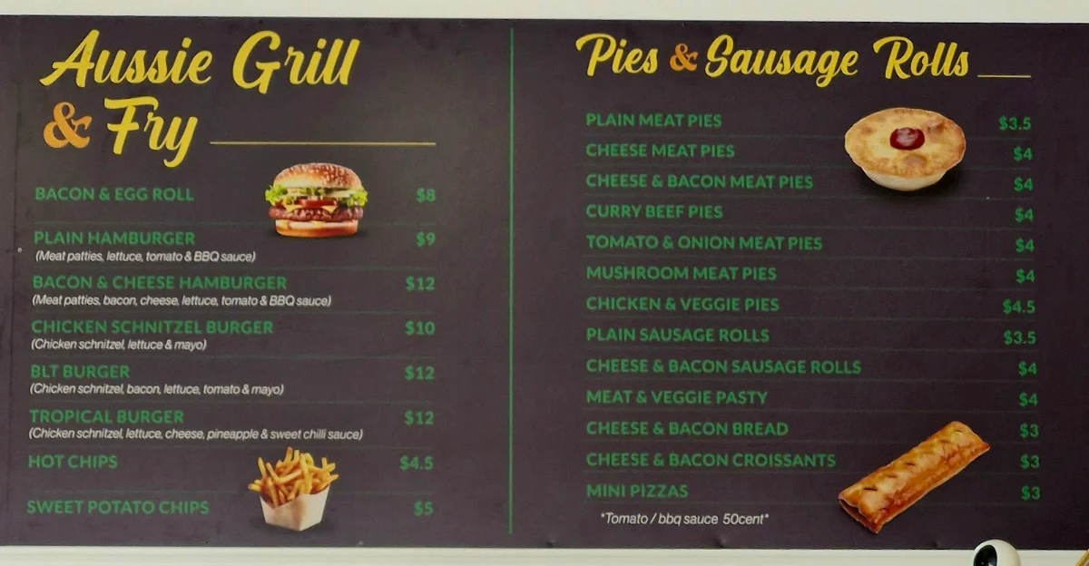 Menu, Mayfield Bread & Rolls
