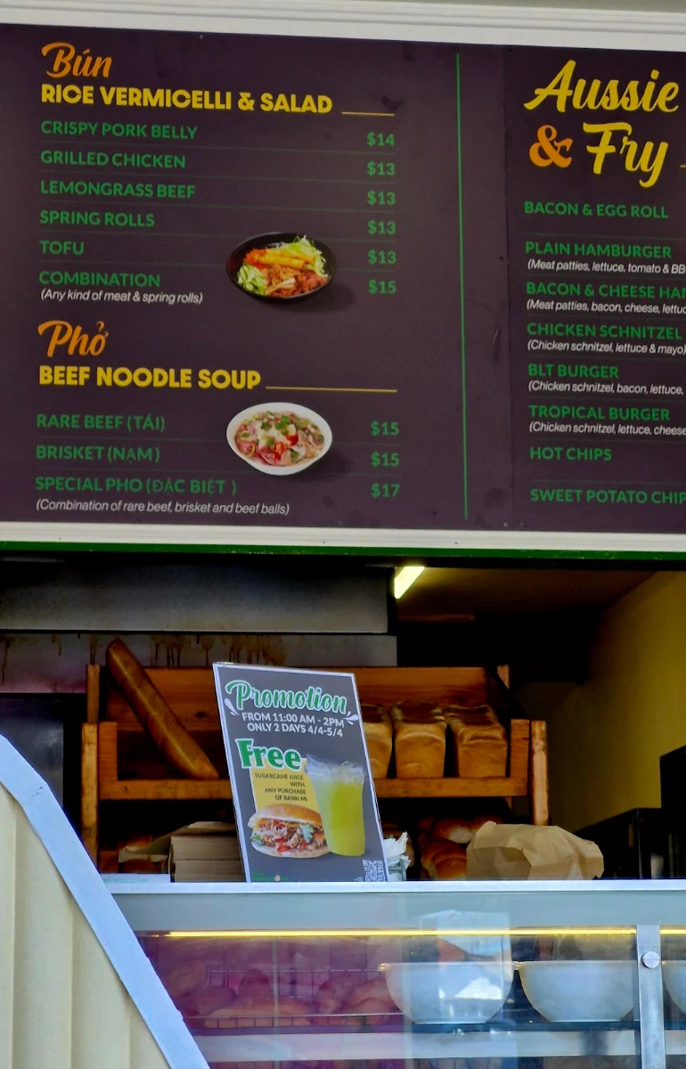 Menu, Mayfield Bread & Rolls