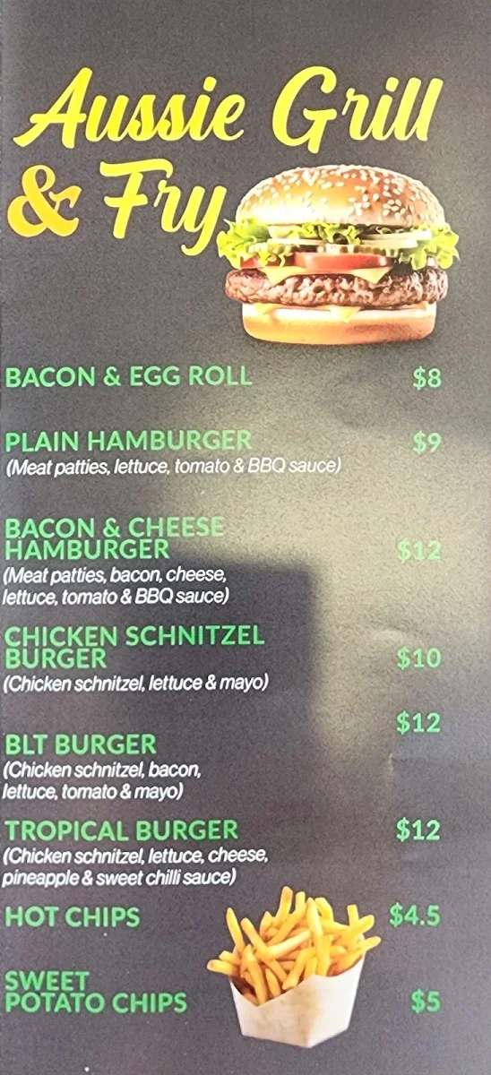 Menu, Mayfield Bread & Rolls