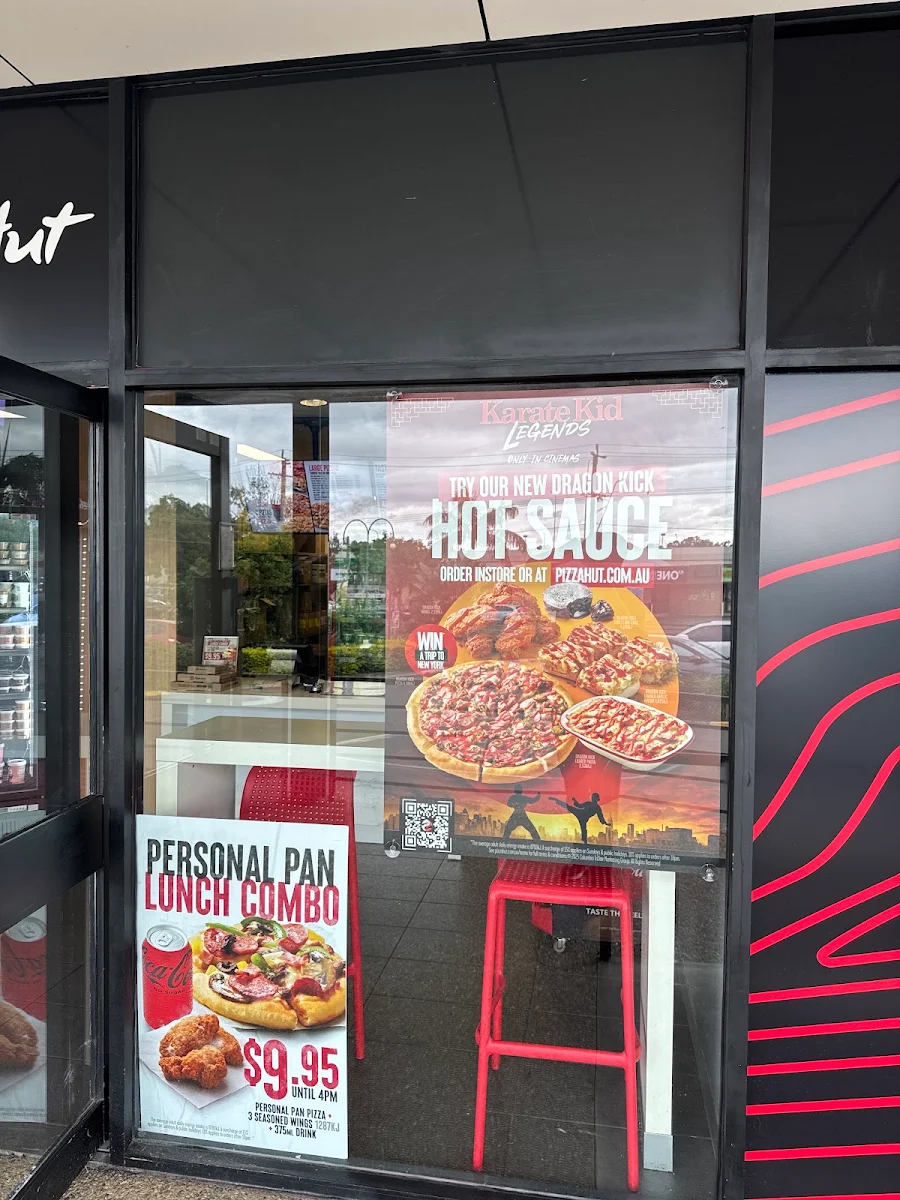 Menu, Pizza Hut Goodna