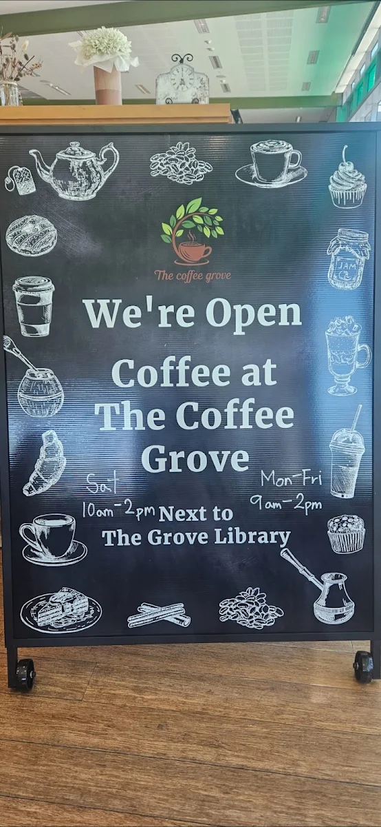 Menu, The Coffee Grove