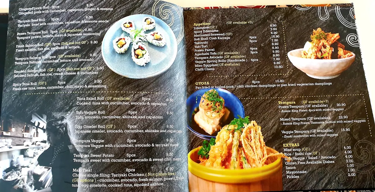 Menu, Tsuru Albany Creek