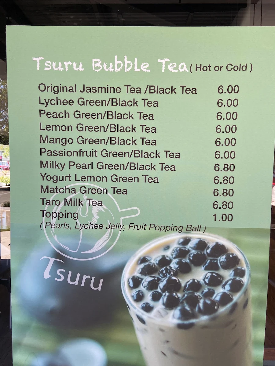 Menu, Tsuru Albany Creek