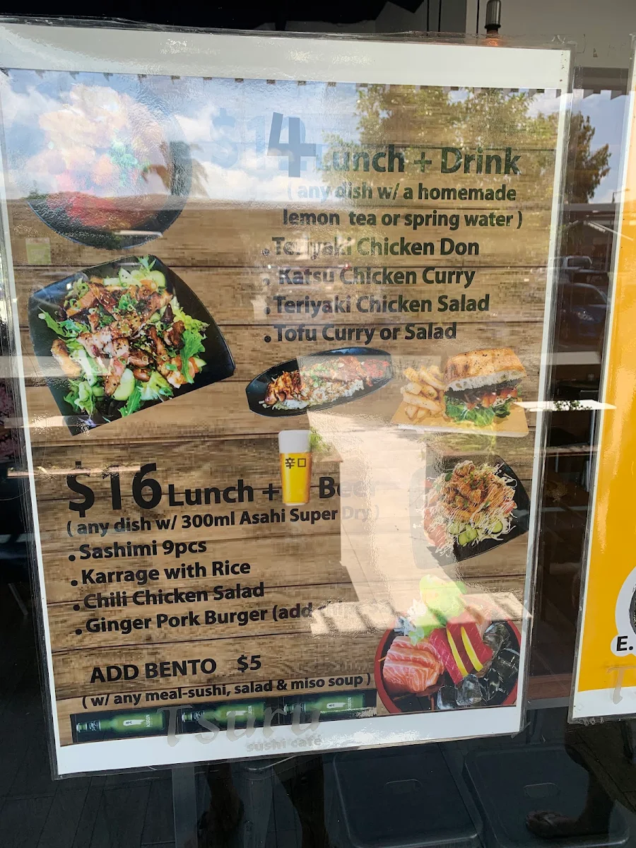 Menu, Tsuru Albany Creek