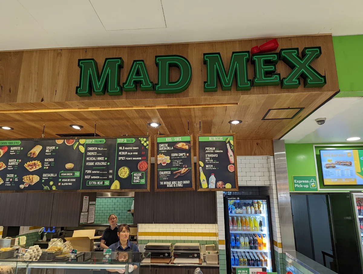 Menu, Mad Mex Tweed City