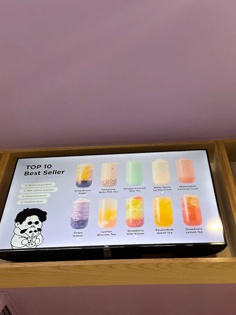 Menu, BOBABOBA WILLETTON