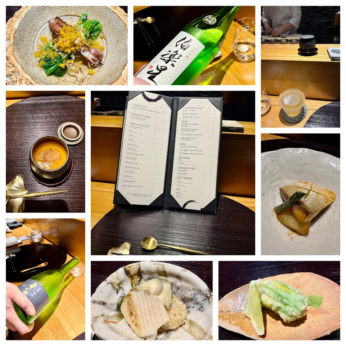 Menu, AOI TSUKI