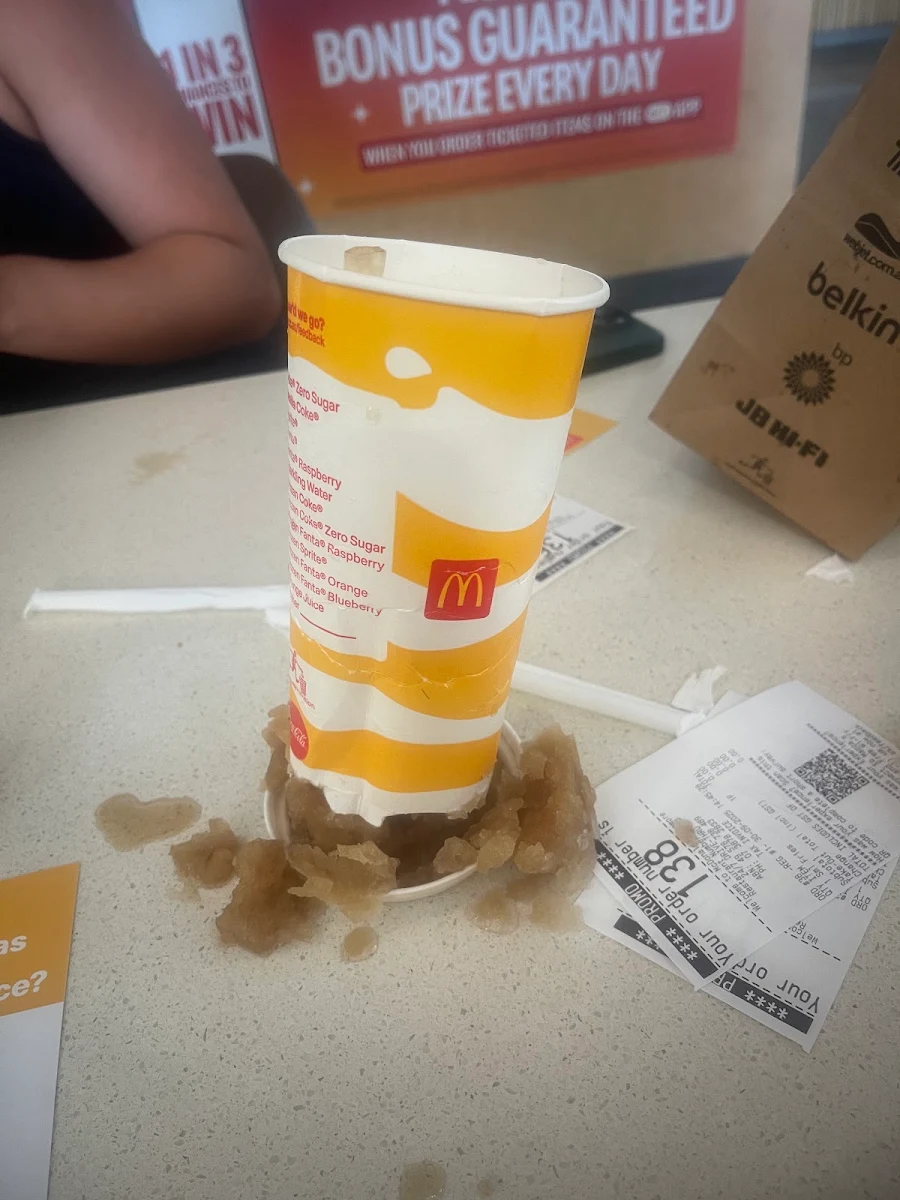 Menu, McDonald's Kenmore