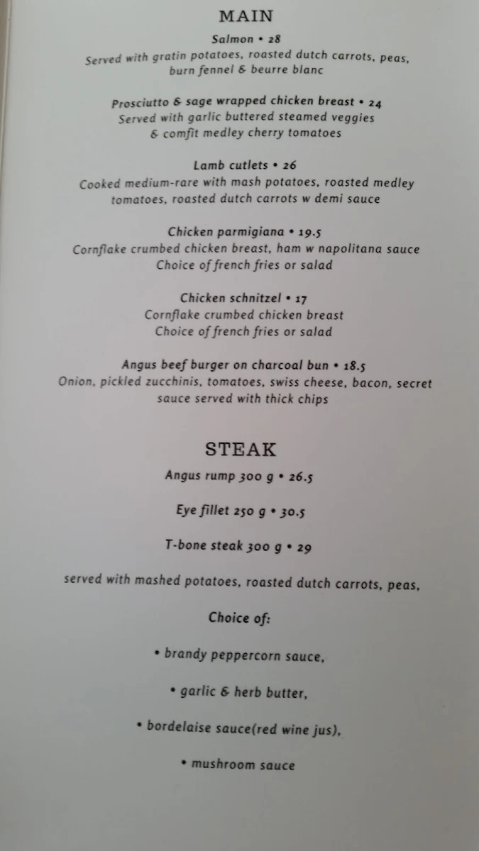 Menu, Sugar+Spoon