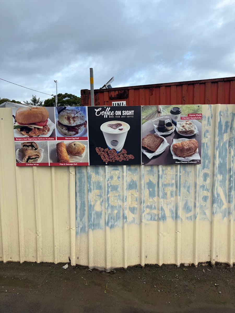 Menu, Coffee on sight