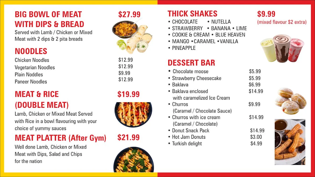 Menu, Garlic Boyz Kebabs (Doreen)