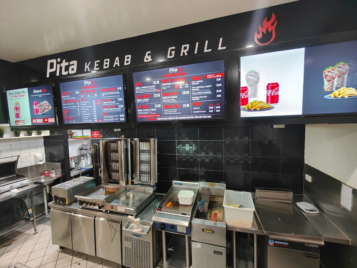 Menu, Pita Kebab & Grill