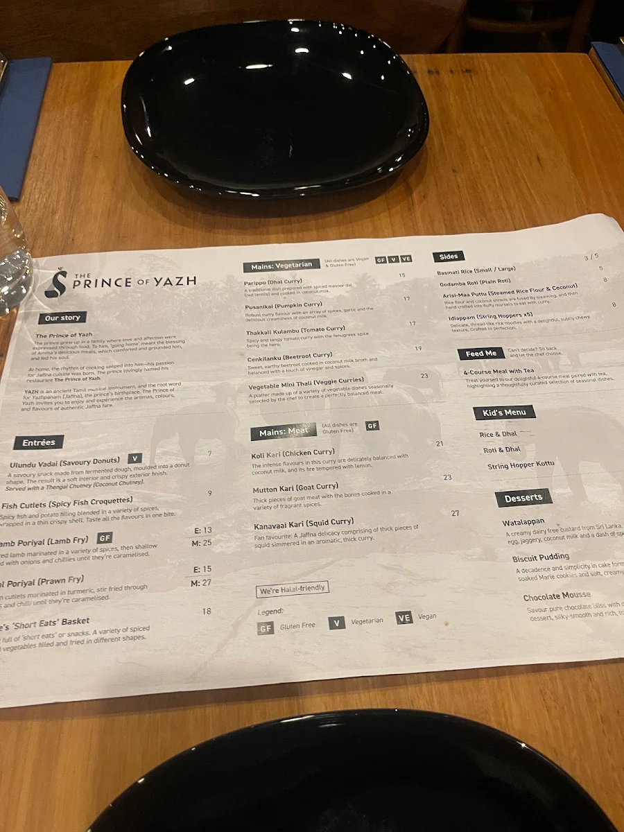 Menu, The Prince of Yazh