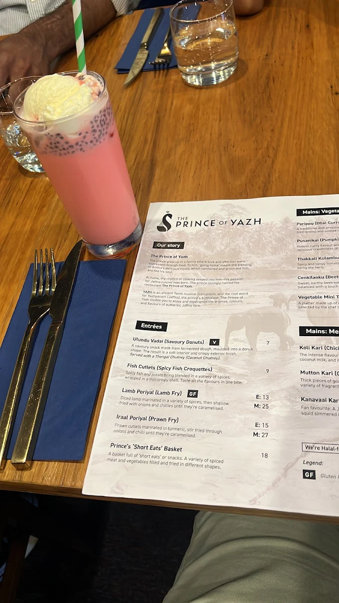 Menu, The Prince of Yazh