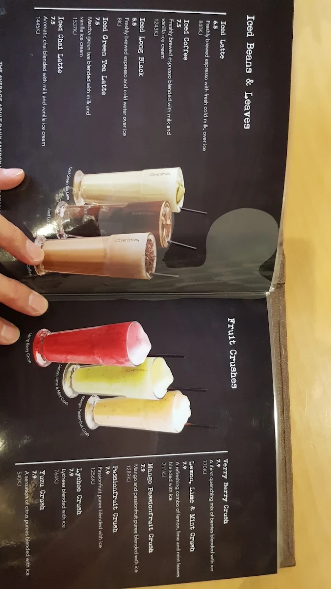Menu, Oliver Brown