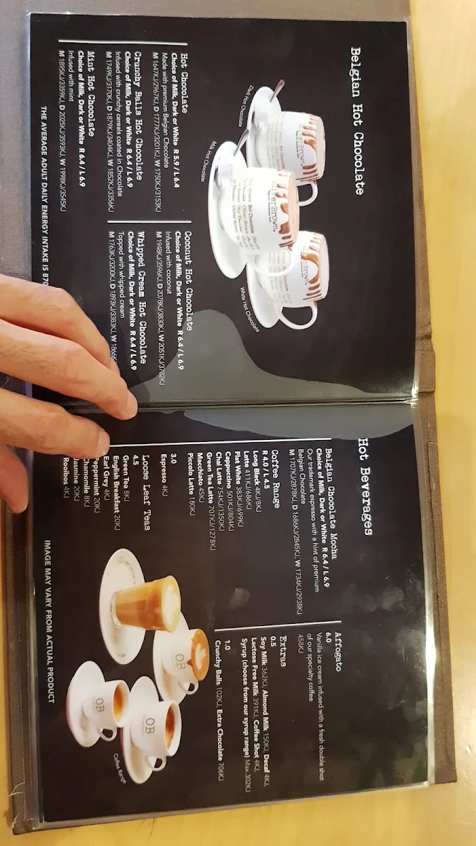 Menu, Oliver Brown