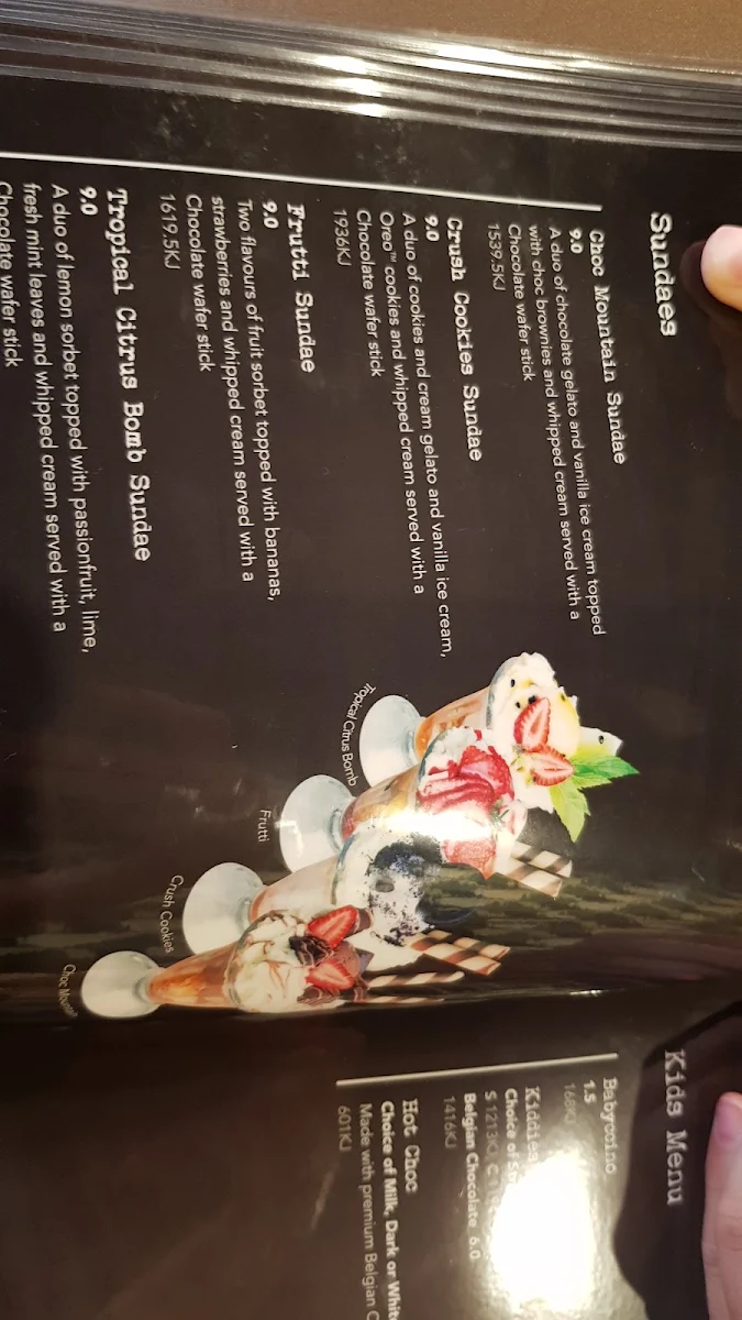 Menu, Oliver Brown