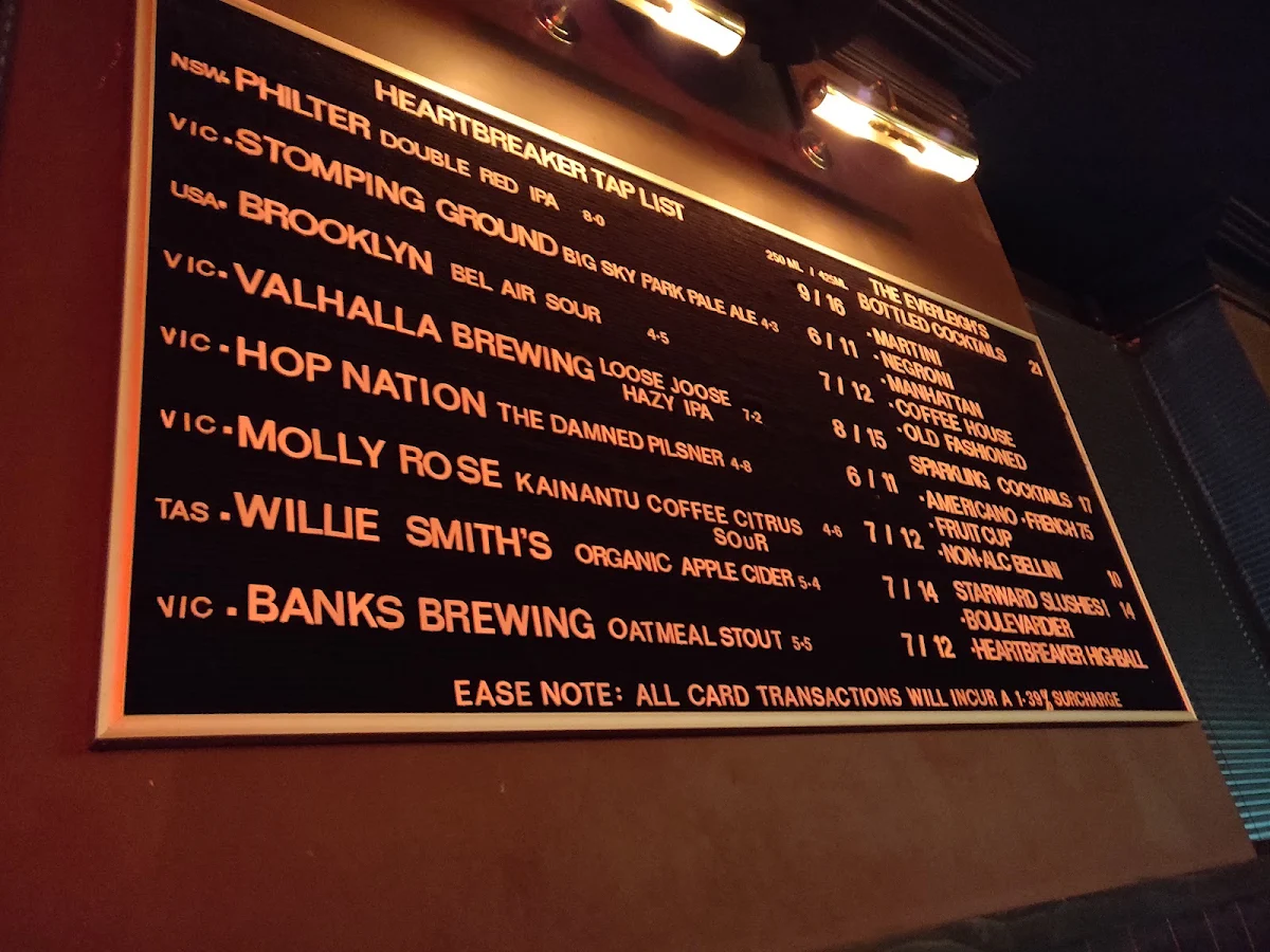 Menu, Heartbreaker