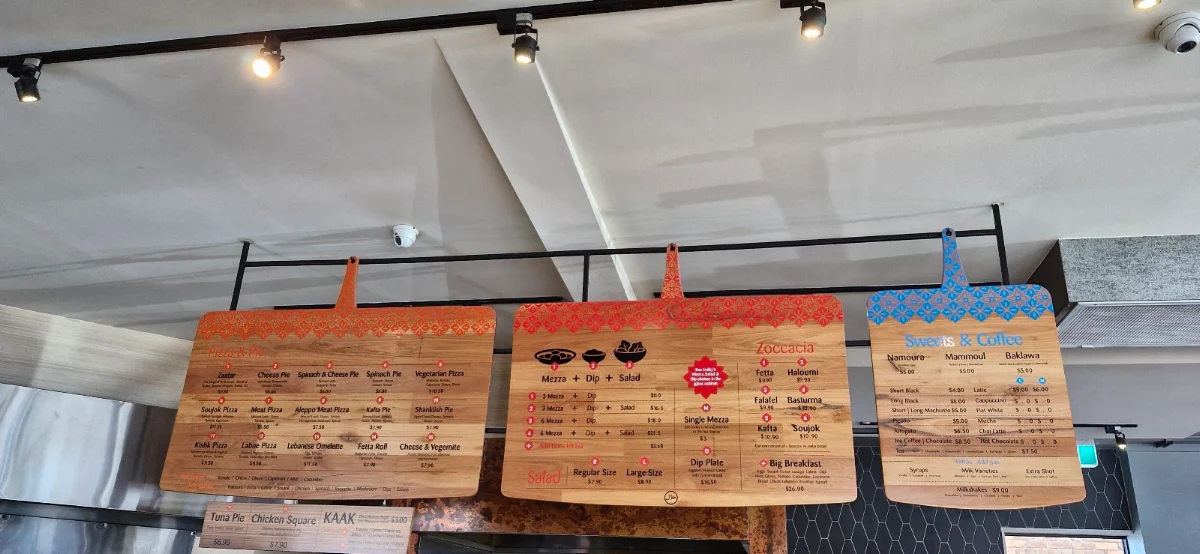 Menu, Zaatar