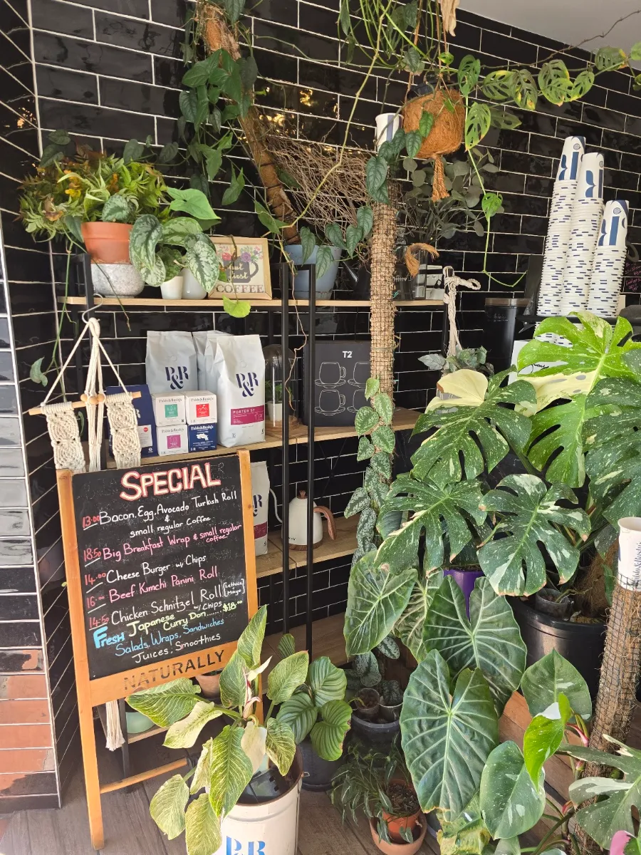 Menu, The Foliage Cafe