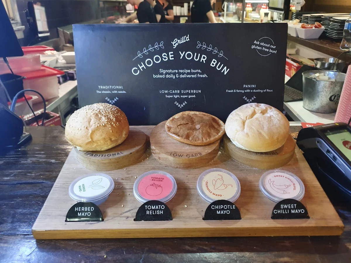 Menu, Grill'd Burgers - Crows Nest
