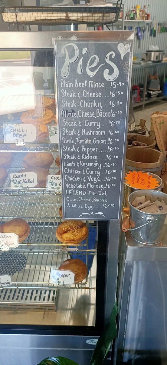 Menu, Pie World