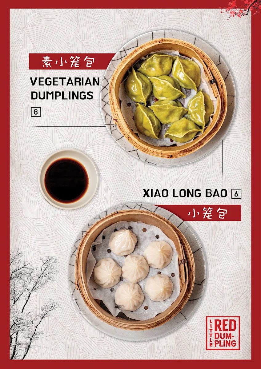 Menu, Little Red Dumpling Eatons Hill