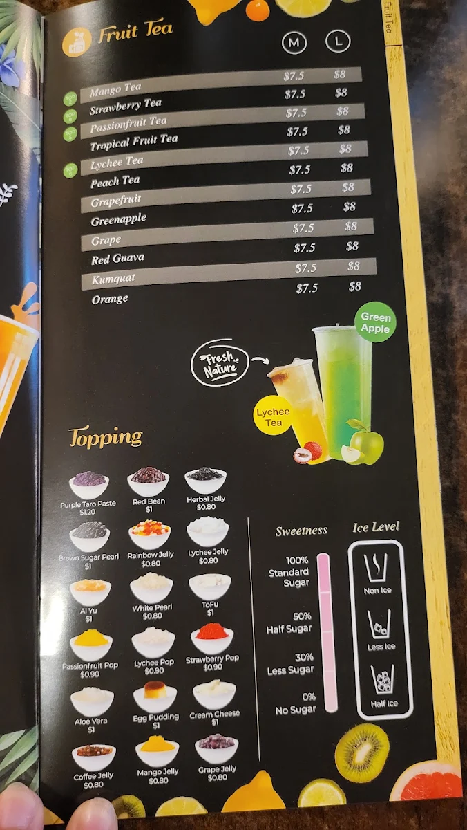 Menu, Asian Kitchen Treendale